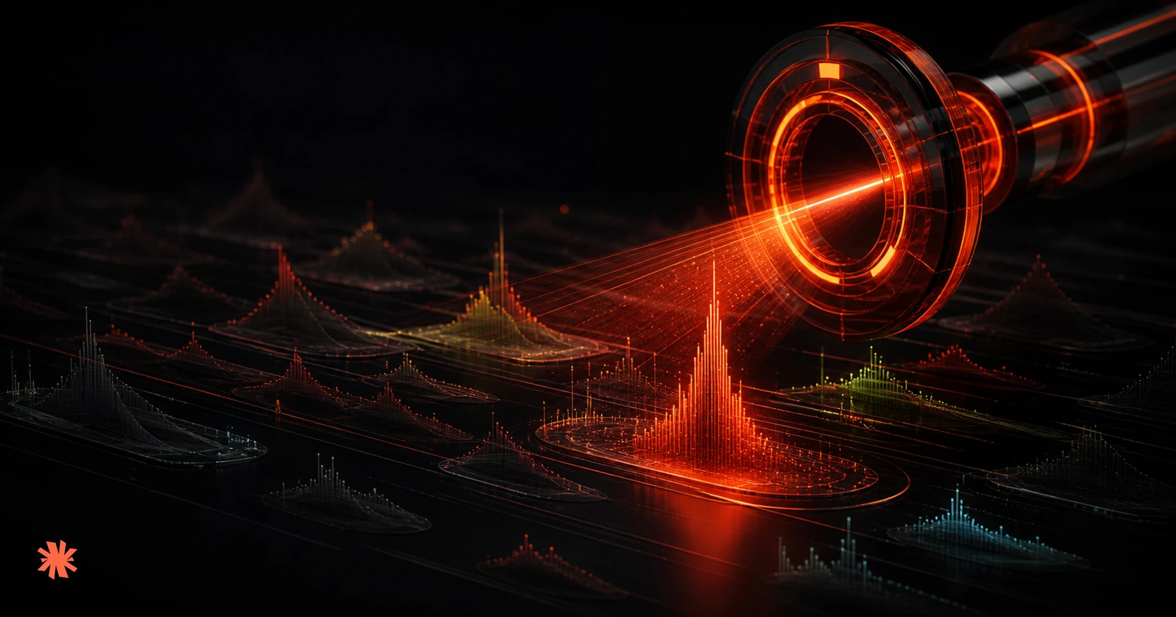 Abstract Hunch market-discovery scanner isolating a liquid prediction-market opportunity among many candidates